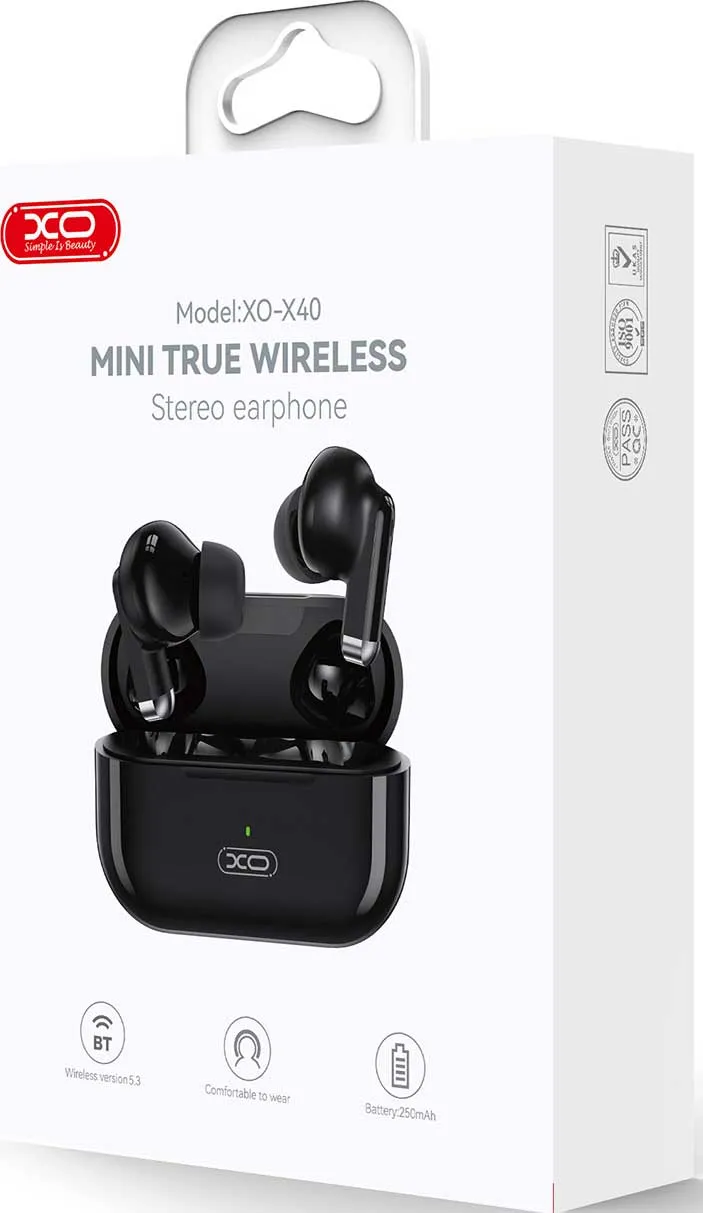 Bluetooth-гарнітура XO X40 Black - мініатюра 4