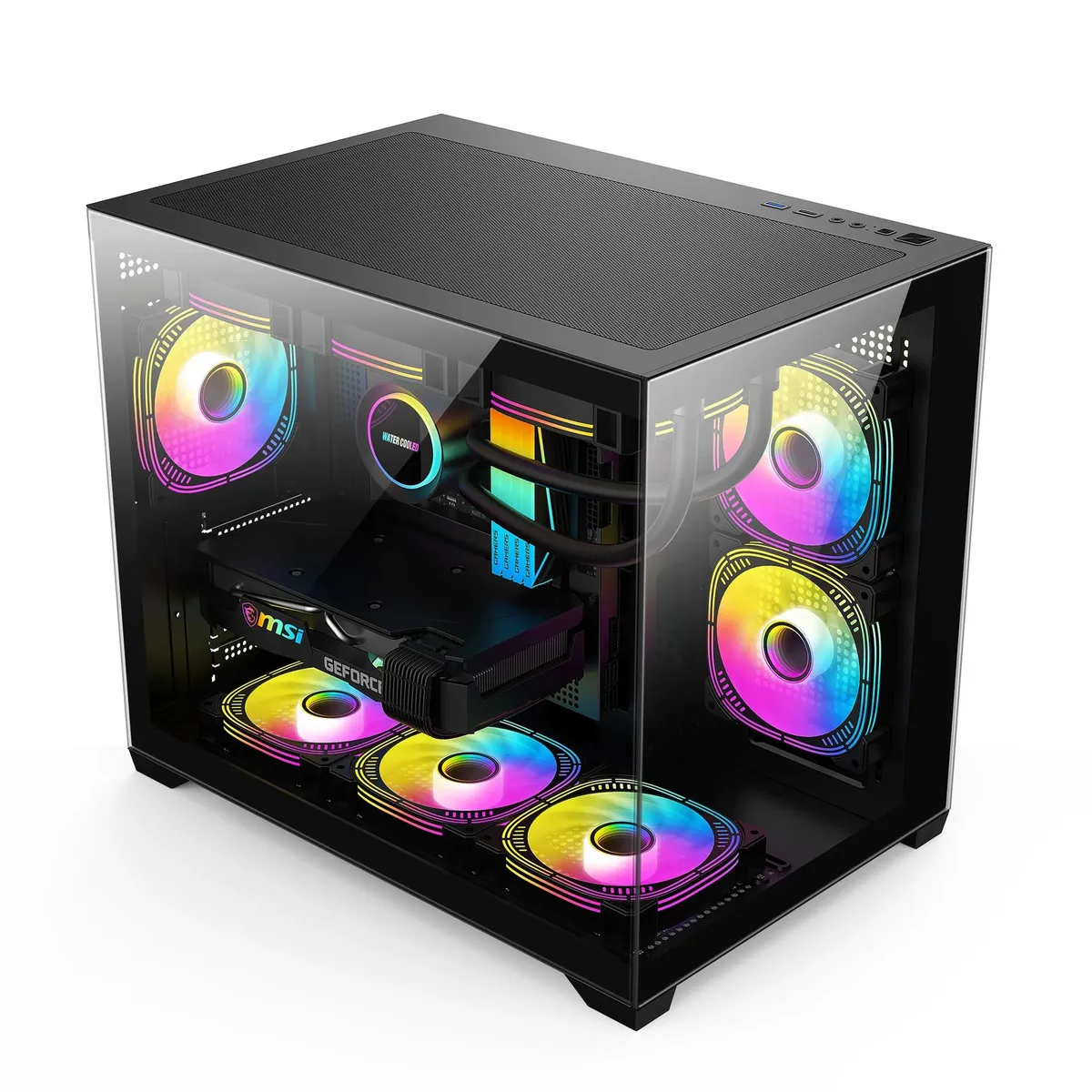 Корпус GTL Gaming Abyss Black (GTLN285M) без БЖ - мініатюра 2