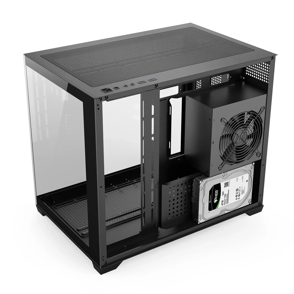 Корпус GTL Gaming Abyss Black (GTLN285M) без БЖ - мініатюра 7