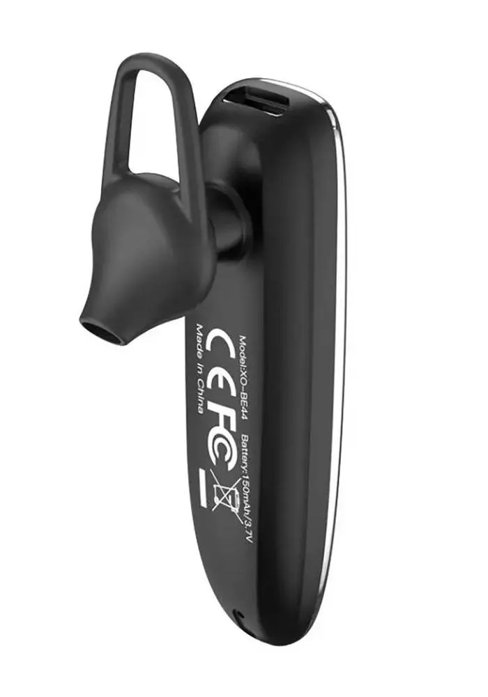 Bluetooth-гарнітура XO BE44 Black  - мініатюра 3