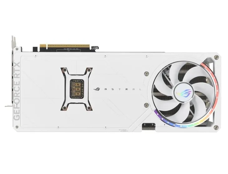 Відеокарта GF RTX 5080 16GB GDDR7 ROG Astral Gaming White OC Asus (ROG-ASTRAL-RTX5080-O16G-WHITE) - мініатюра 3
