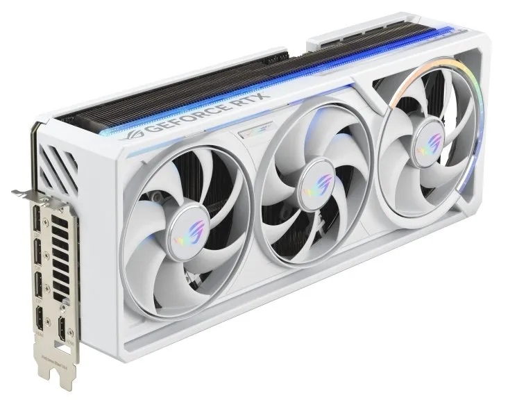 Відеокарта GF RTX 5080 16GB GDDR7 ROG Astral Gaming White OC Asus (ROG-ASTRAL-RTX5080-O16G-WHITE) - мініатюра 4