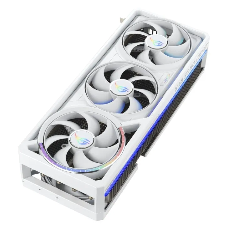 Відеокарта GF RTX 5080 16GB GDDR7 ROG Astral Gaming White OC Asus (ROG-ASTRAL-RTX5080-O16G-WHITE) - мініатюра 6