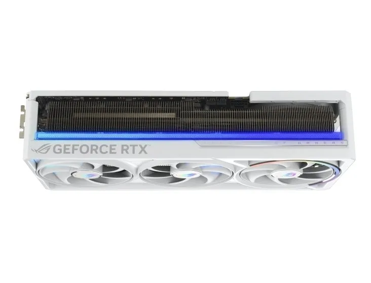 Відеокарта GF RTX 5080 16GB GDDR7 ROG Astral Gaming White OC Asus (ROG-ASTRAL-RTX5080-O16G-WHITE) - мініатюра 7