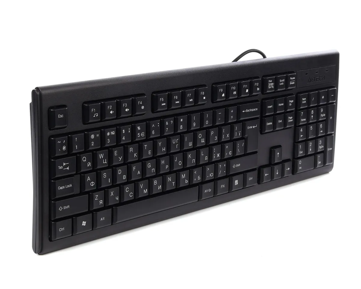 Клавiатура A4tech KR-83 Black - мініатюра 6