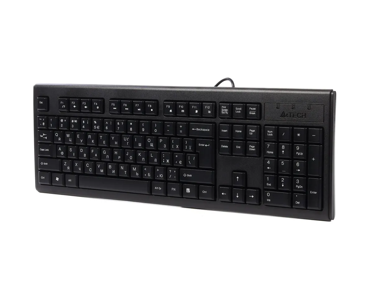 Клавiатура A4tech KR-83 Black - мініатюра 8