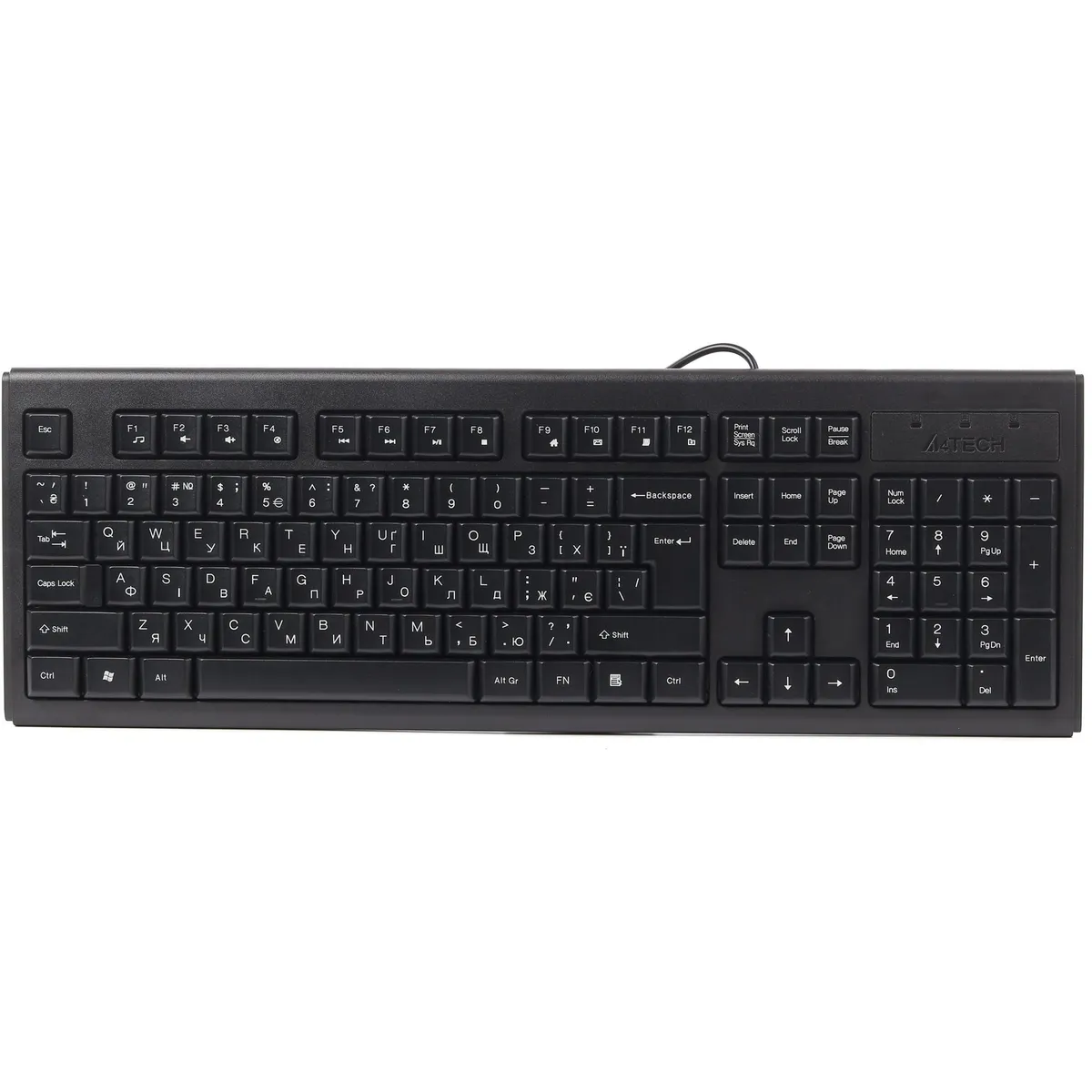 Клавiатура A4tech KR-83 Black - мініатюра 9