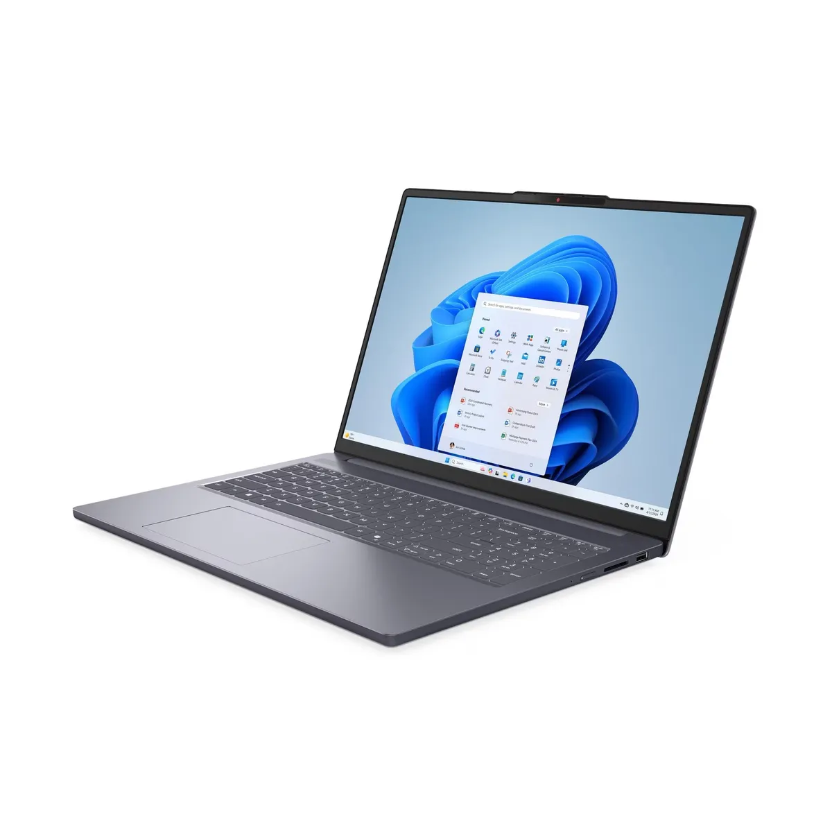 Ноутбук Lenovo IdeaPad Slim 3 16ARP10 (83K8005DRA) Luna Grey - мініатюра 4