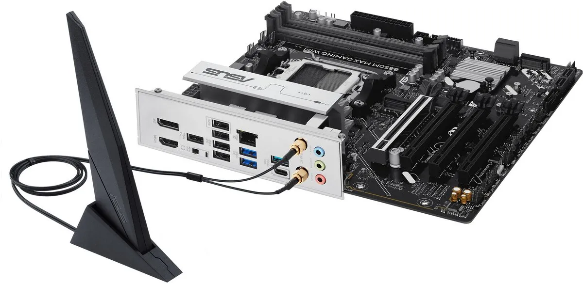 Материнська плата Asus B850M Max Gaming WiFi Socket AM5 - мініатюра 6