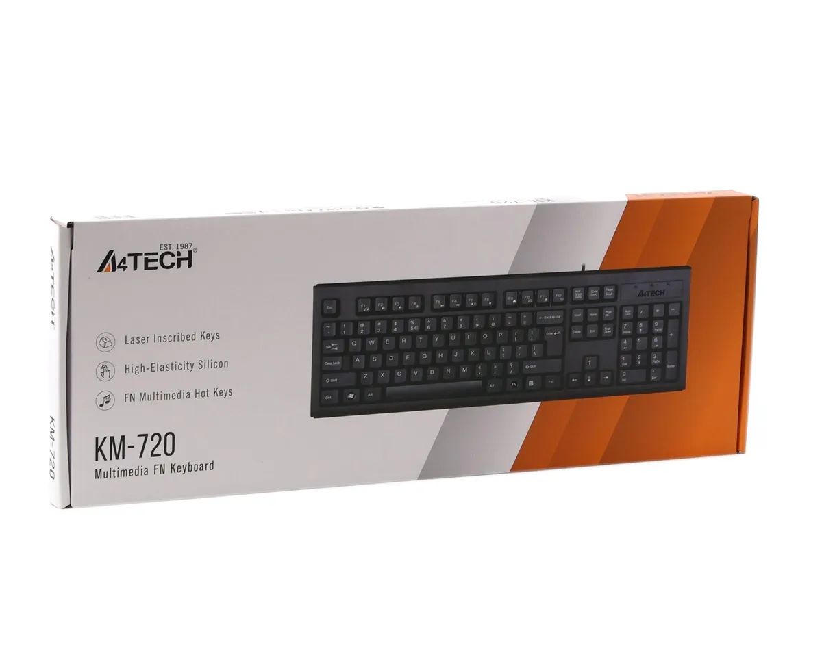 Клавіатура A4Tech KM-720 Black - мініатюра 7