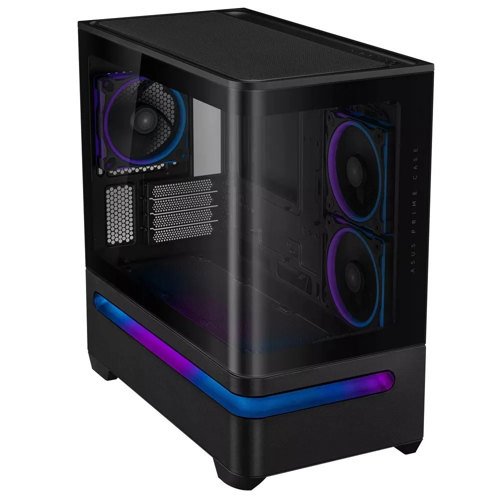 Корпус Asus Prime AP202 ARGB Tempered Glass Black без БЖ (90DC00P0-B19000) - мініатюра 3