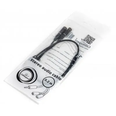 Кабель мультимедійний Jack 3.5mm M to 2 x Jack 3.5mm F (4pin) Cablexpert (CCA-417M) - мініатюра 2