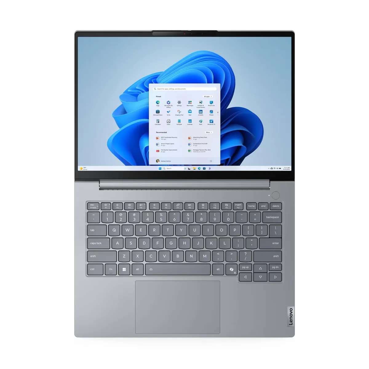 Ноутбук Lenovo ThinkBook 14 G8 IRL (21SG00HGRA) Arctic Grey - мініатюра 9