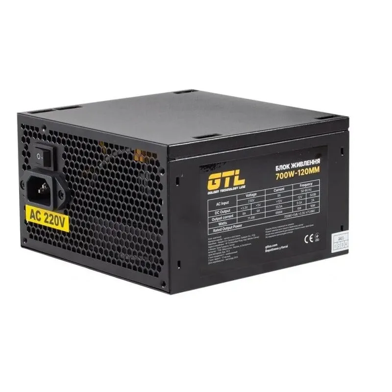 Блок живлення GTL Gaming Star (GTLGS700BK) 700W - зображення 1