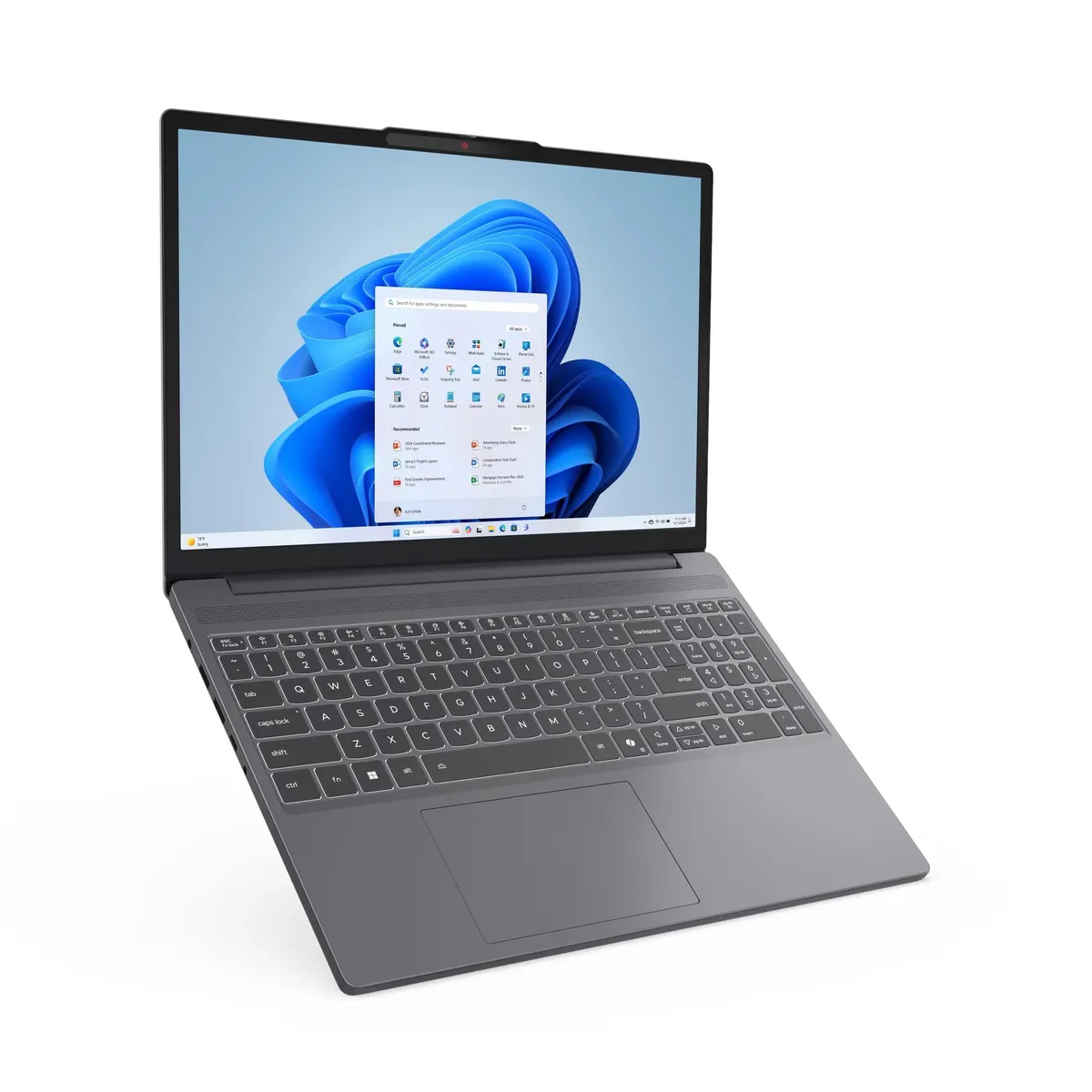 Ноутбук Lenovo IdeaPad Slim 3 15IRH10 (83K100QSRA) Luna Grey - мініатюра 4
