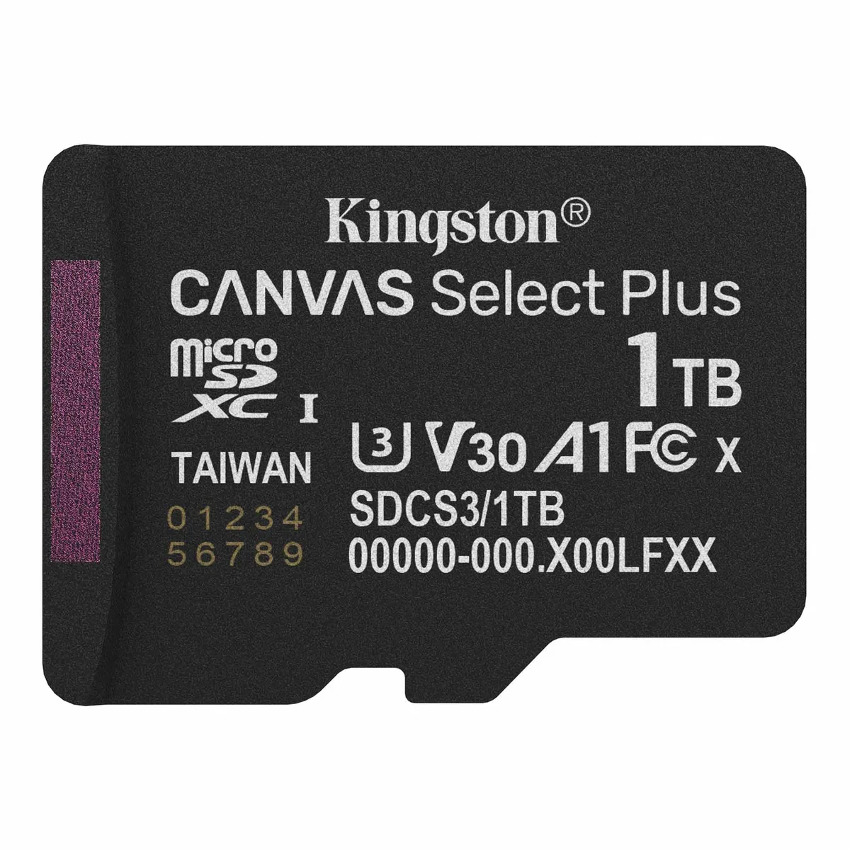 Карта пам`яті MicroSDXC 1TB UHS-I Class 10 Kingston Canvas Select Plus R150MB/s (SDCS3/1TBSP) - зображення 1