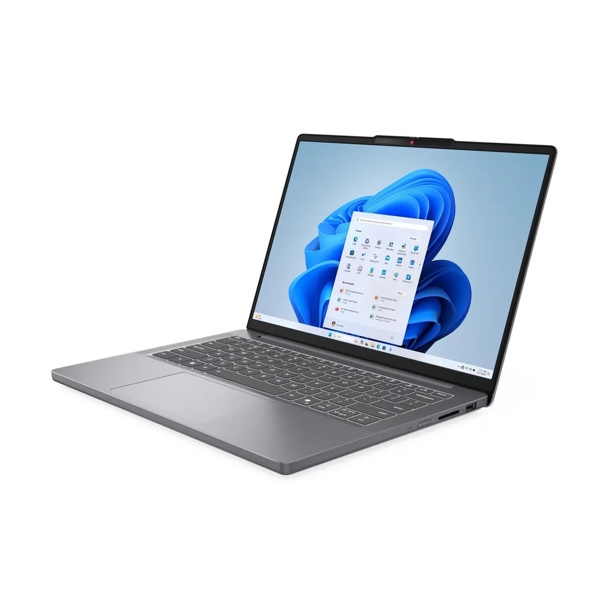 Ноутбук Lenovo IdeaPad Slim 3 14IRH10 (83K000AMRA) Arctic Grey - мініатюра 3