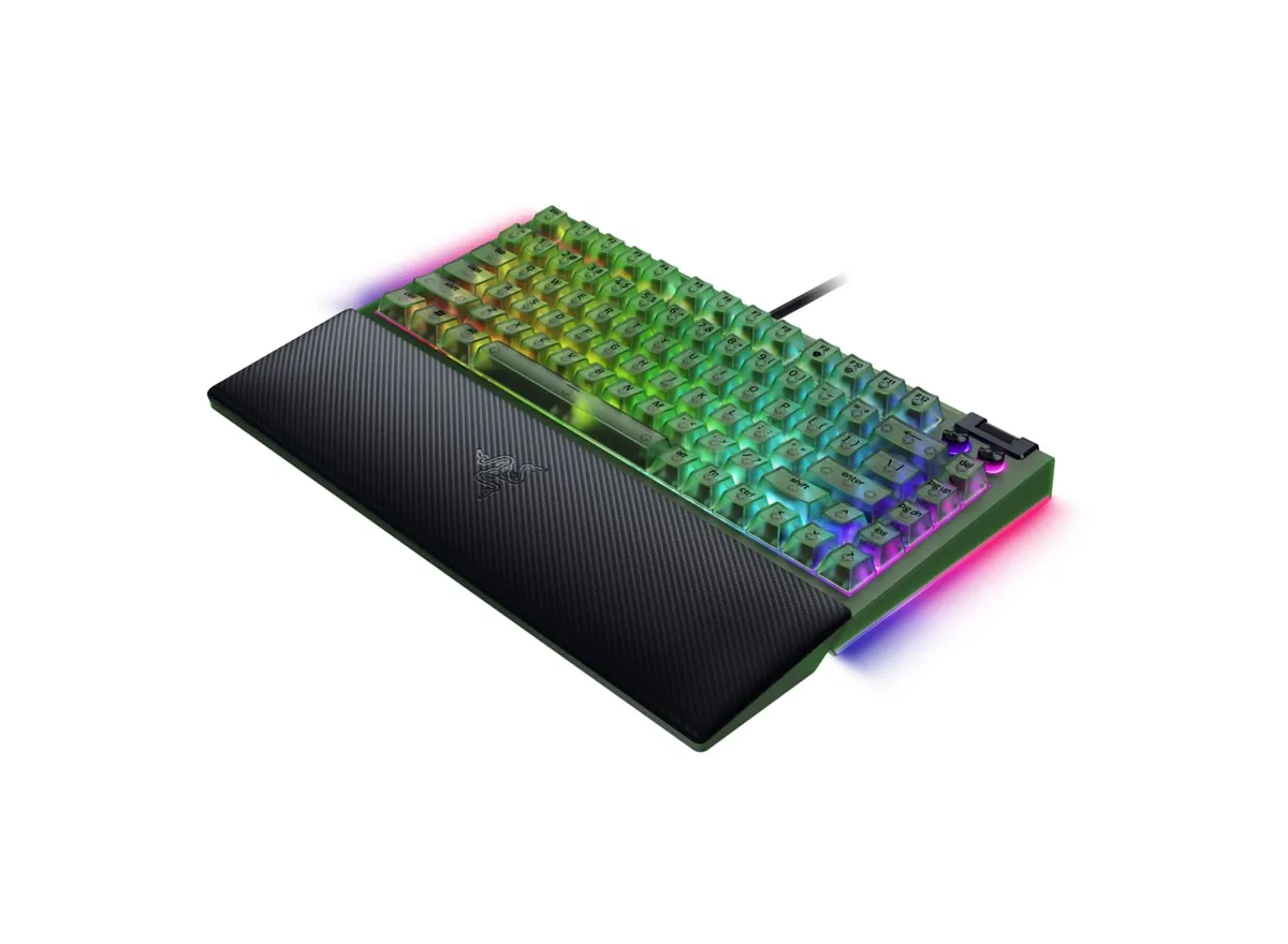 Клавіатура Razer BlackWidow V4 75% Phantom Green (RZ03-05003300-R3M1) - зображення 1