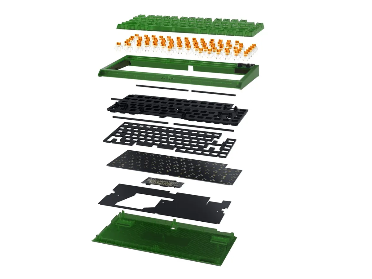 Клавіатура Razer BlackWidow V4 75% Phantom Green (RZ03-05003300-R3M1) - мініатюра 4