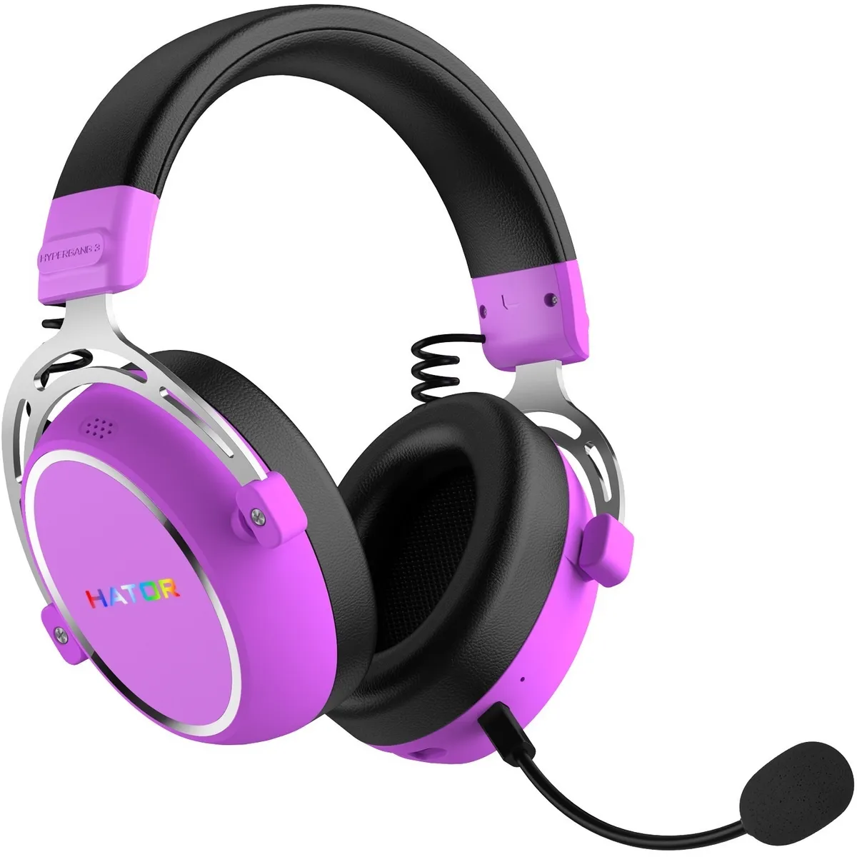 Гарнiтура Hator Hypergang 3 Wireless Violet (ESH52) - зображення 1