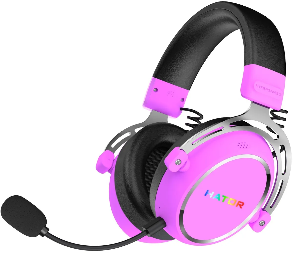 Гарнiтура Hator Hypergang 3 Wireless Violet (ESH52) - мініатюра 2