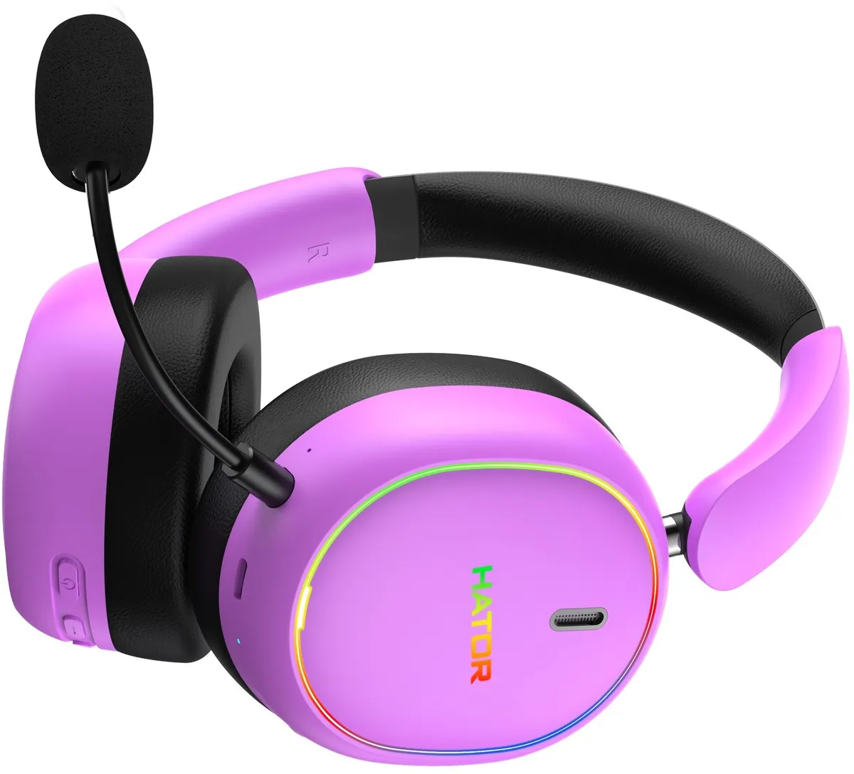 Гарнiтура Hator Phoenix 2 Wireless Violet (ESH42) - мініатюра 5