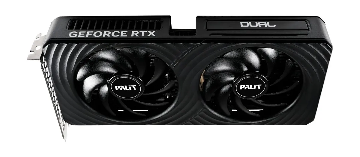 Відеокарта GF RTX 5050 8GB GDDR6 Dual OC Palit (NE65050S19P1-GB2070D) - мініатюра 4