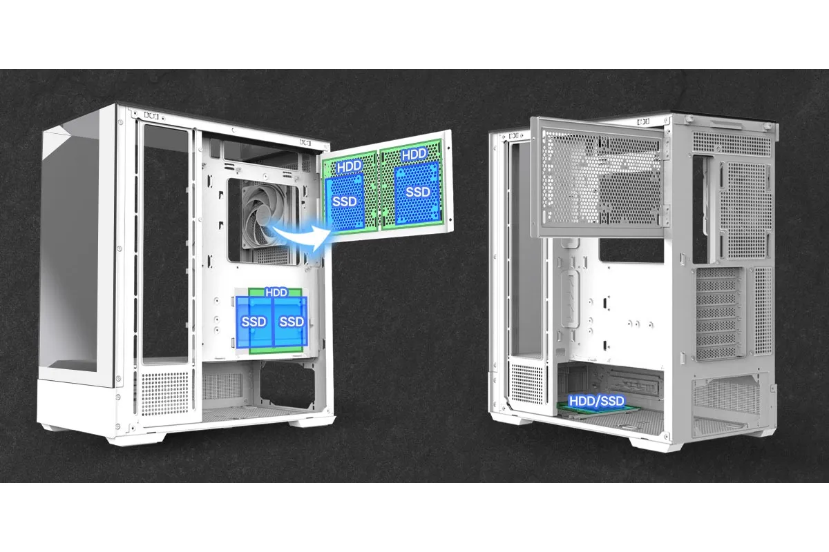 Корпус Zalman P40 Prism White - мініатюра 14