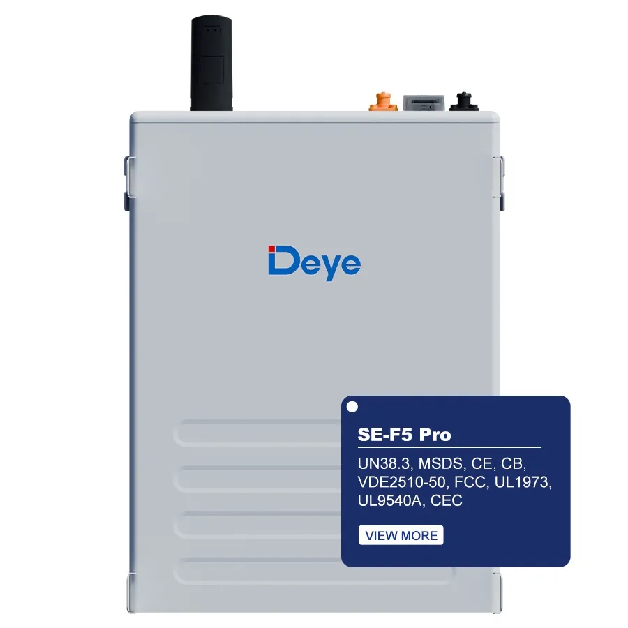 Акумуляторна батарея Deye SE-F5Pro-L 51.2V 100Ah - мініатюра 2