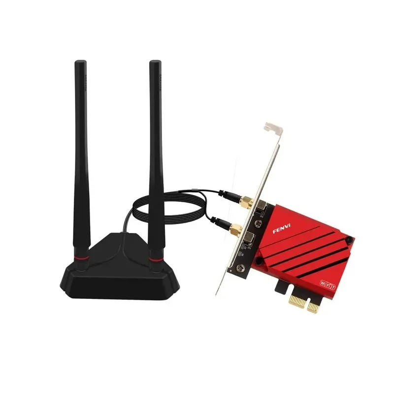 Бездротовий адаптер Fenvi FV-BE8800Pro Wi-Fi 7, Bluetooth 5.4 Gaming Tri Band 2.4G/5G/6GHz - мініатюра 13