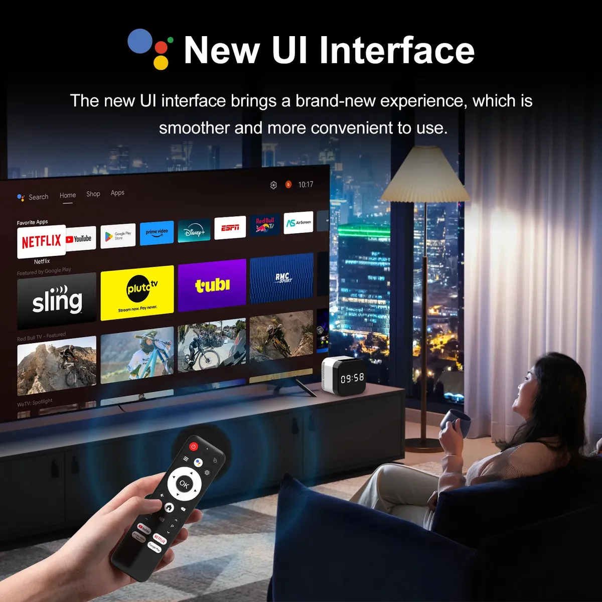 HD медіаплеєр H96 Max H728 4/32 GB - мініатюра 3