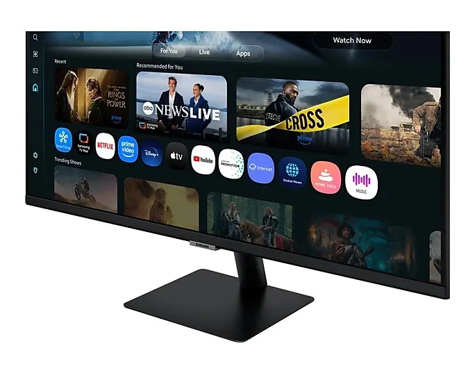 Монiтор Samsung 32" Smart Monitor M7 (LS32FM702UIXUA) VA Black - мініатюра 2