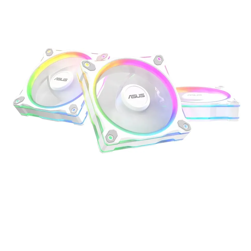 Вентилятор Asus Prime MR120 ARGB Reverse White 3in1 (90DA00L3-B09020) - мініатюра 8