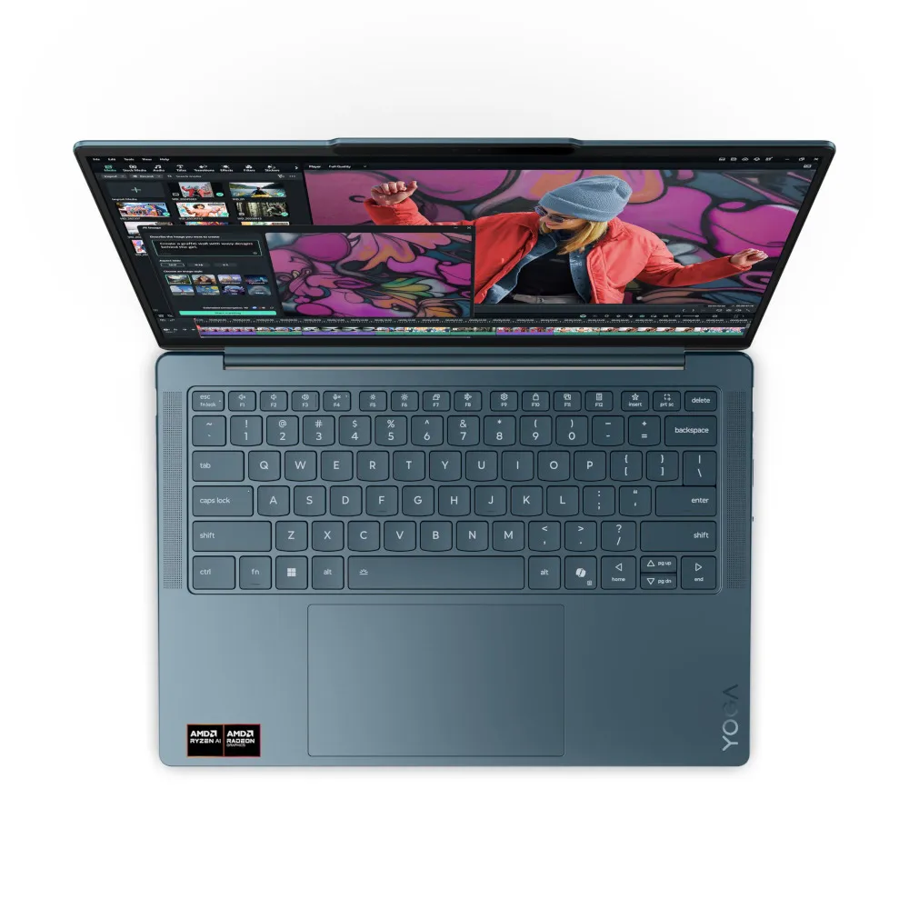 Ноутбук Lenovo Yoga Slim 7 14AKP10 (83JY004SRA) Tidal Teal - мініатюра 2
