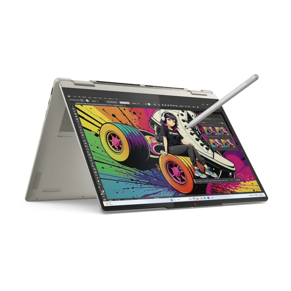 Ноутбук Lenovo Yoga 7 2-in-1 14AKP10 (83JR007MRA) Seashell - мініатюра 2
