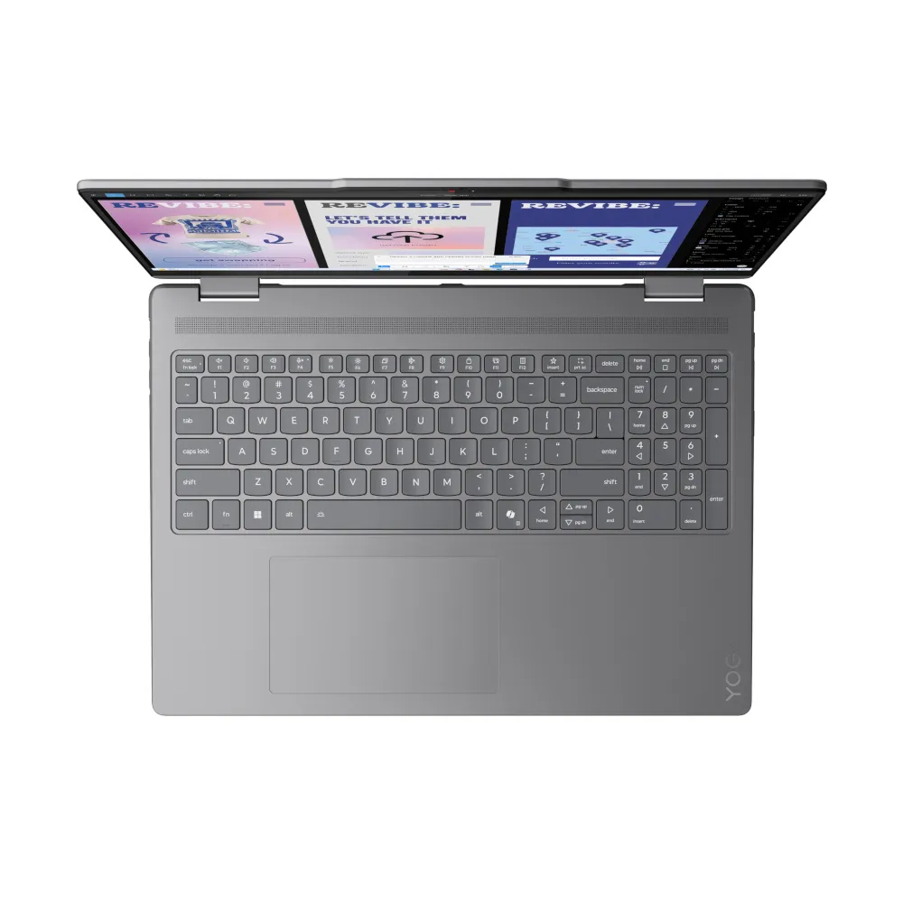 Ноутбук Lenovo Yoga 7 2-in-1 16ILL10 (83JT002JRA) Luna Grey - мініатюра 8