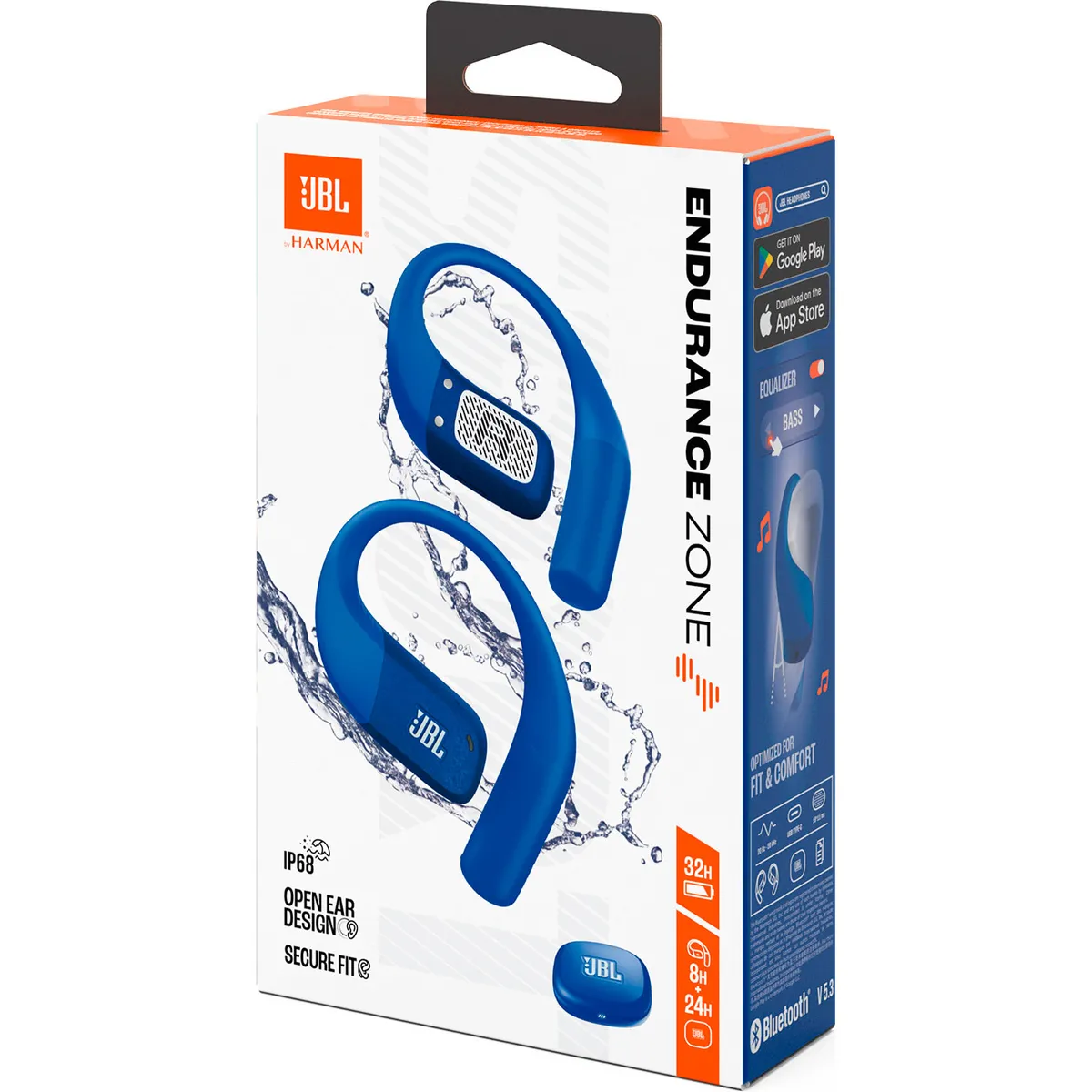 Bluetooth-гарнітура JBL Endurance Zone Blue (JBLENDUZONEBLU) - мініатюра 6