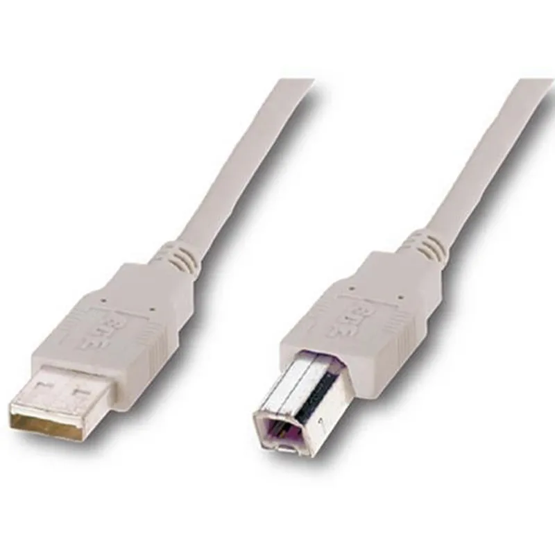 Кабель Atcom USB - USB Type-B V 2.0 (M/M), 3 м, ферит, білий (8099) пакет - зображення 1