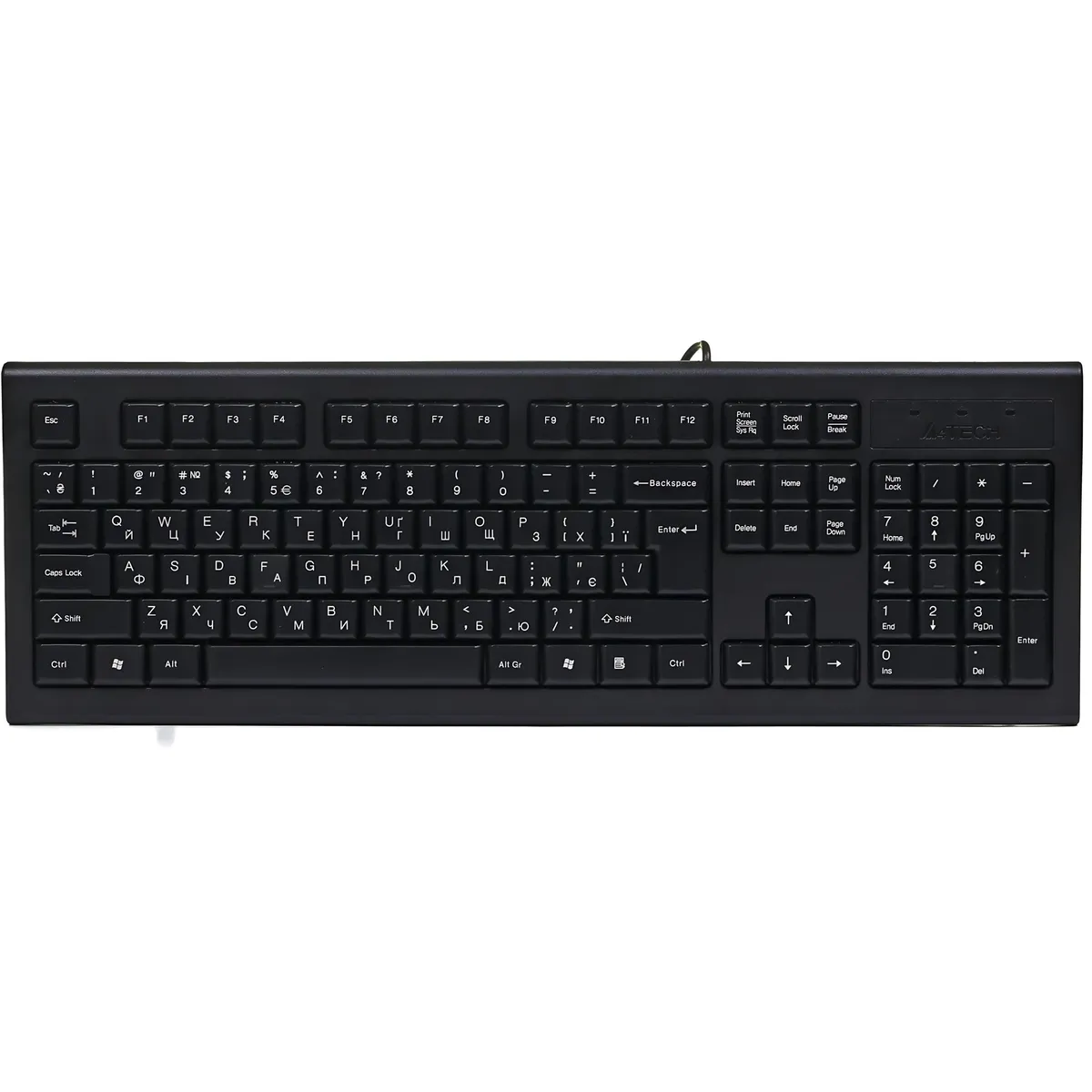 Клавіатура A4Tech KR-85 PS/2 Black - зображення 1