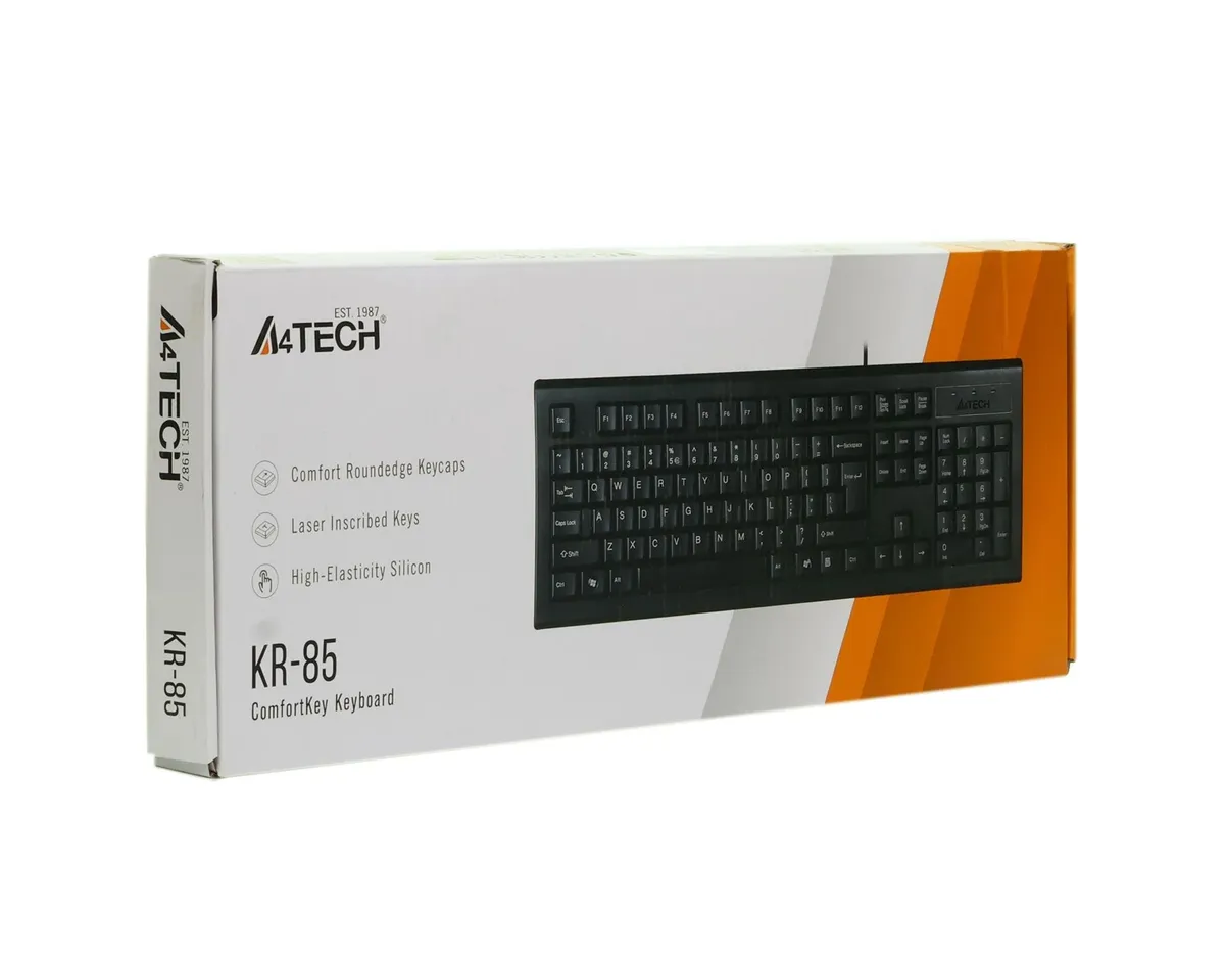 Клавіатура A4Tech KR-85 PS/2 Black - мініатюра 2