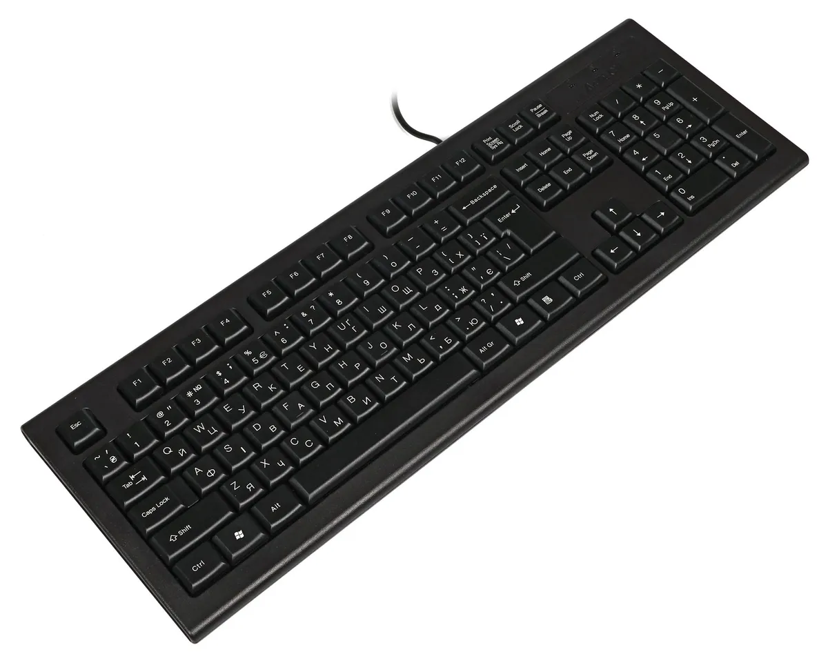 Клавіатура A4Tech KR-85 PS/2 Black - мініатюра 3