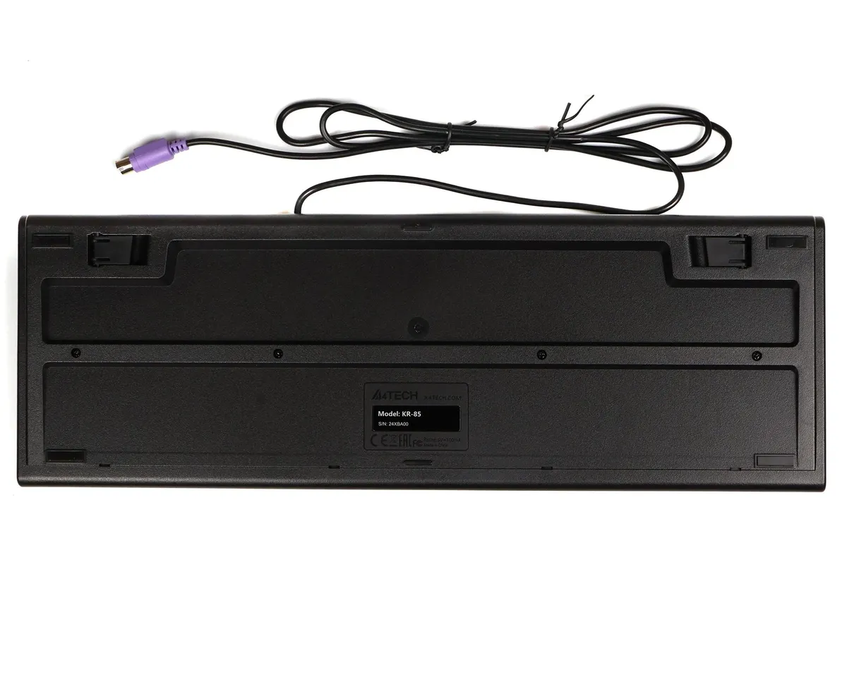 Клавіатура A4Tech KR-85 PS/2 Black - мініатюра 6