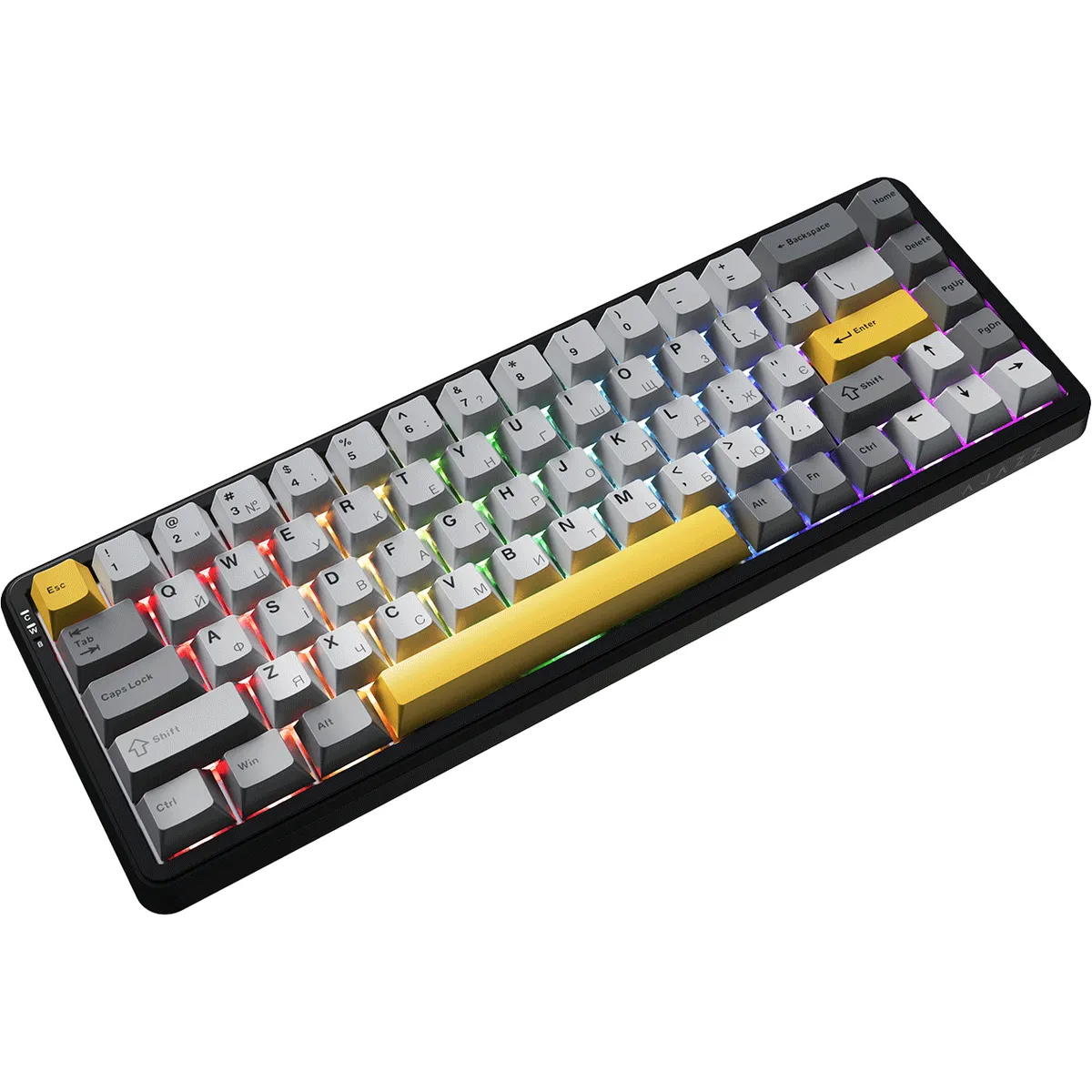 Клавіатура бездротова Ajazz AK680 Max (8+8K) Magnetic Switch Black (AK680-M-BGY-A) - мініатюра 8