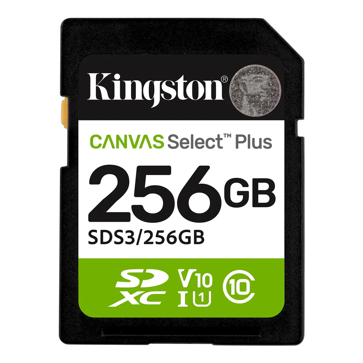 Карта пам`яті SDXC 256GB UHS-I Class 10 Kingston Canvas Select Plus R150MB/s (SDS3/256GB) - зображення 1