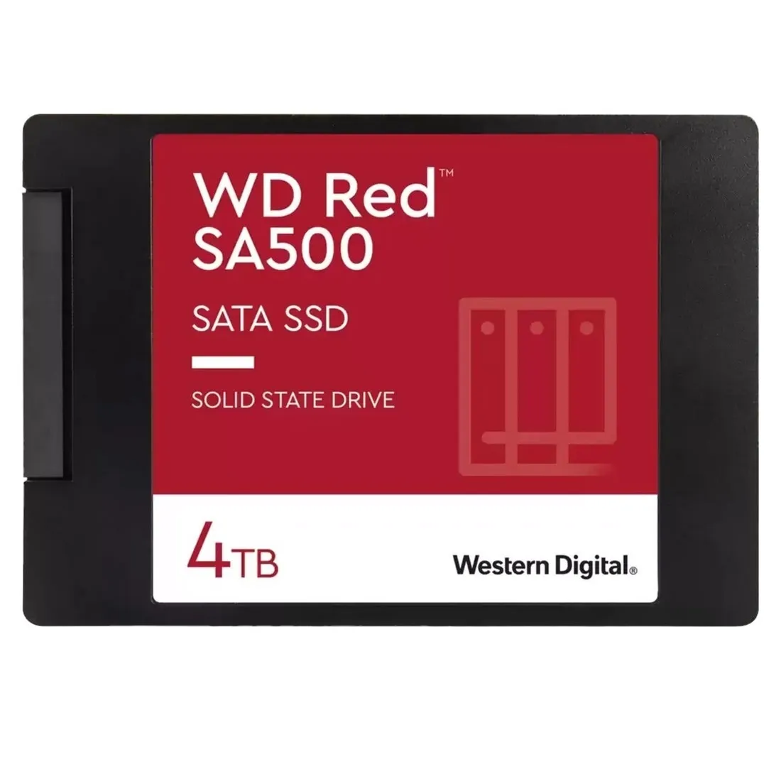 Накопичувач SSD 4TB WD Red SA500 2.5 SATAIII 3D NAND (WDS400T2R0A) - зображення 1