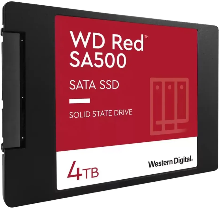 Накопичувач SSD 4TB WD Red SA500 2.5 SATAIII 3D NAND (WDS400T2R0A) - мініатюра 2