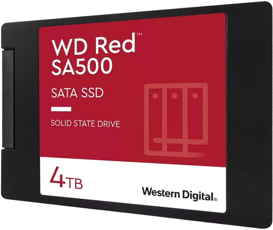 Накопичувач SSD 4TB WD Red SA500 2.5 SATAIII 3D NAND (WDS400T2R0A) - мініатюра 3