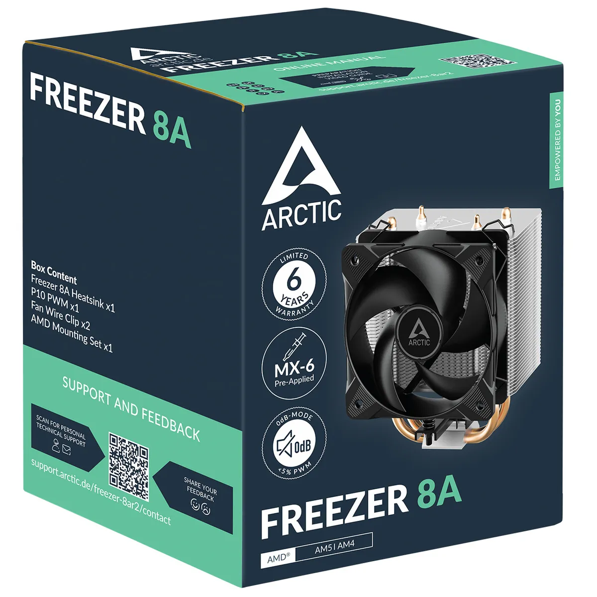 Кулер процесорний Arctic Freezer 8A (ACFRE00161A) - зображення 1