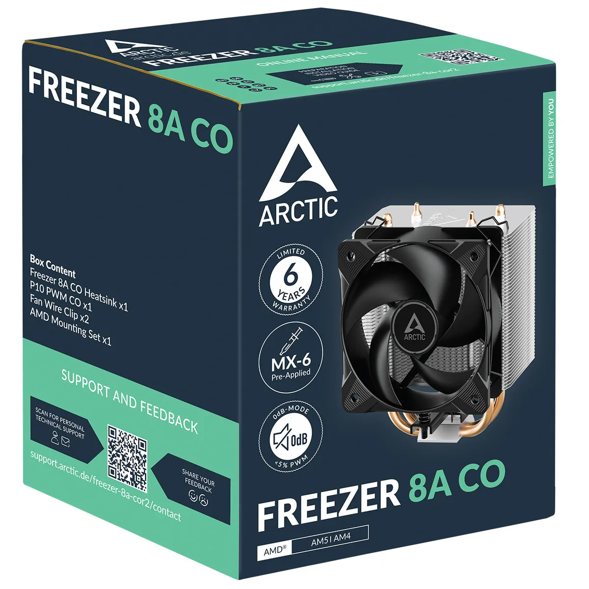 Кулер процесорний Arctic Freezer 8A CO (ACFRE00162A) - мініатюра 2
