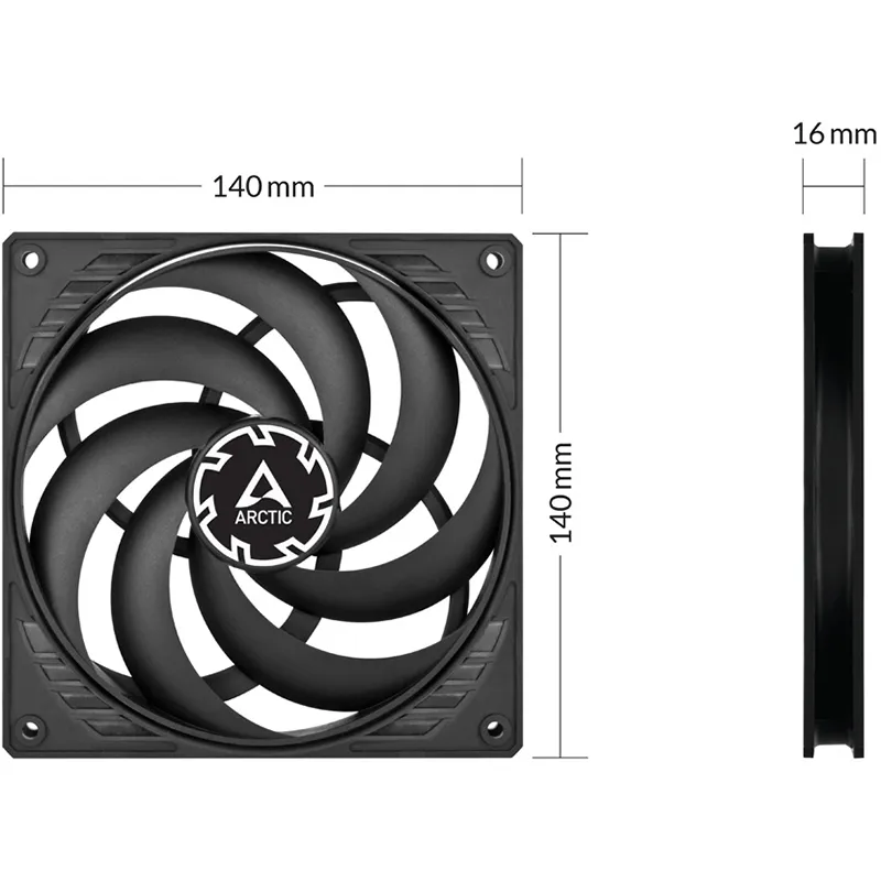 Вентилятор Arctic P14 Slim PWM PST (ACFAN00268A) - мініатюра 4
